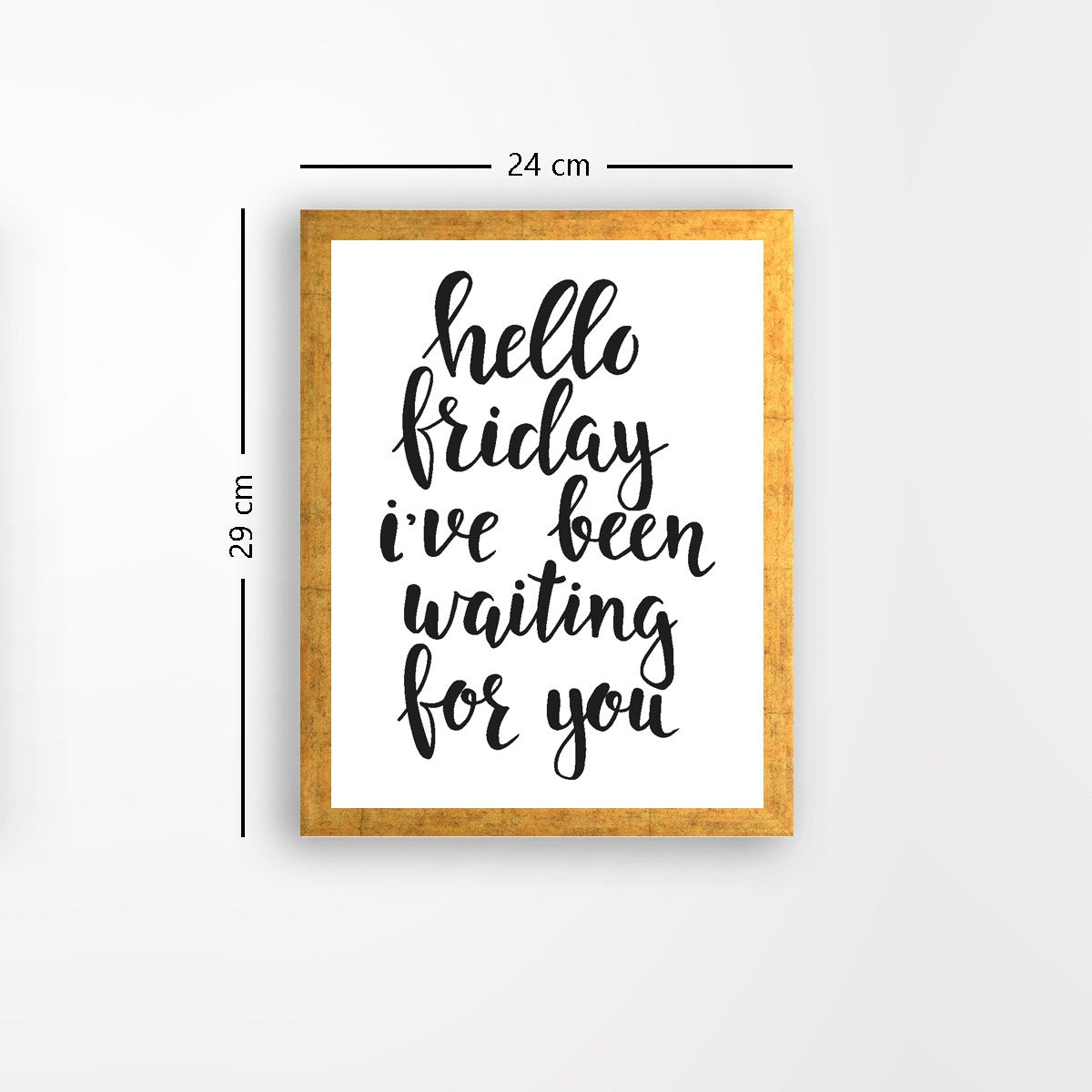 Quadro Decorativo MDF Emoldurado - Arte Multicolor 24x29cm com Moldura de Madeira 2cm