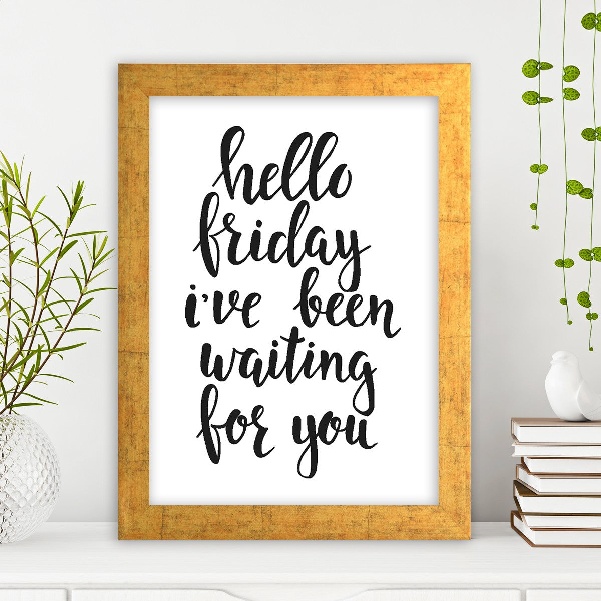 Quadro Decorativo MDF Emoldurado - Arte Multicolor 24x29cm com Moldura de Madeira 2cm