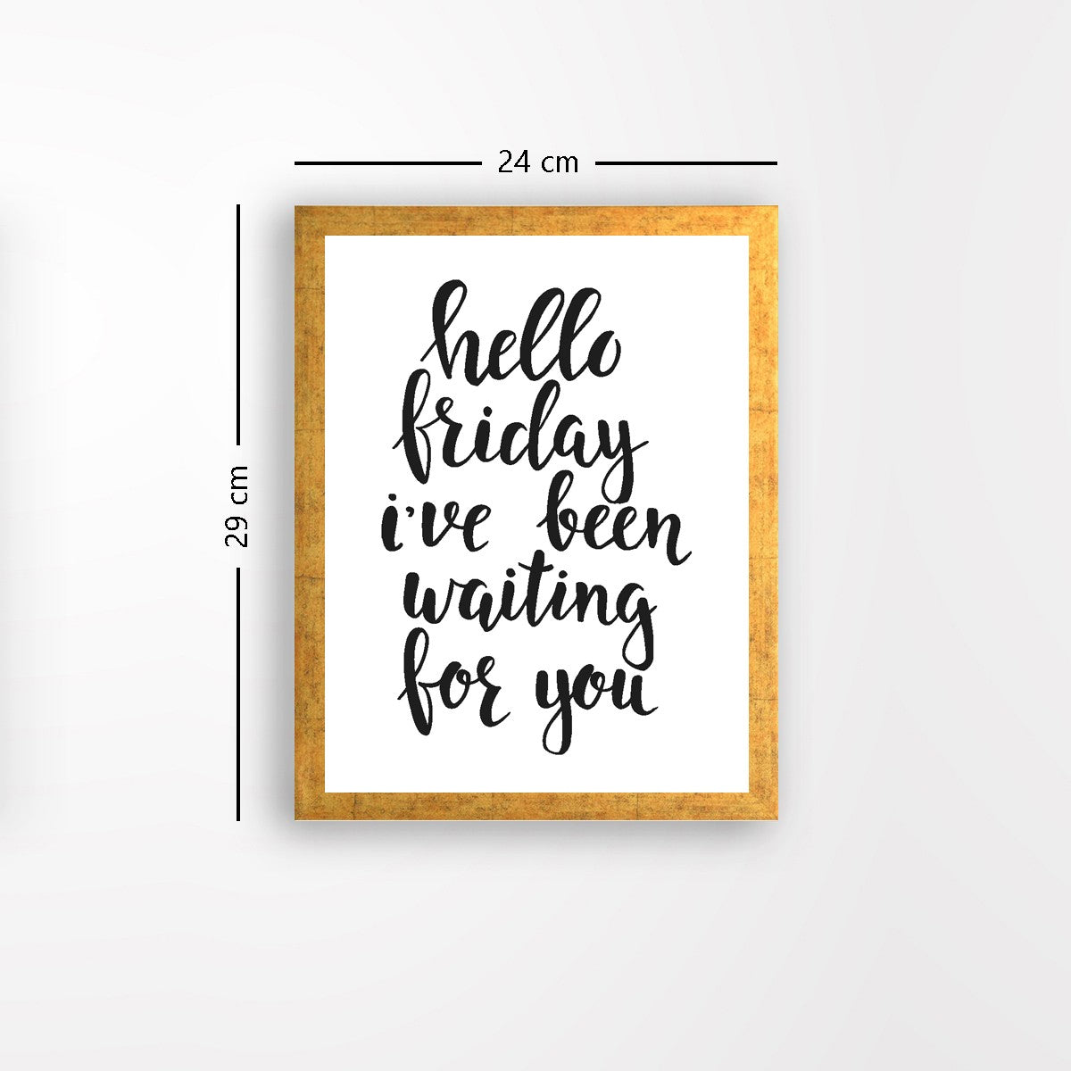 Quadro Decorativo MDF Emoldurado - Arte Multicolor 24x29cm com Moldura de Madeira 2cm