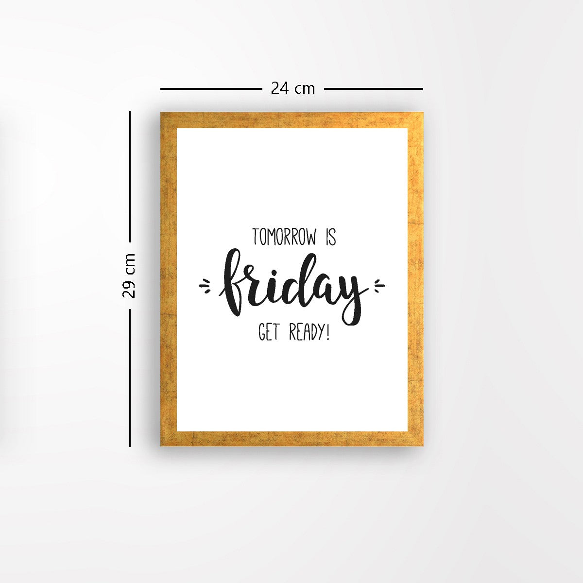 Quadro Decorativo MDF Emoldurado - Arte Multicolor 24x29cm com Moldura de Madeira 2cm