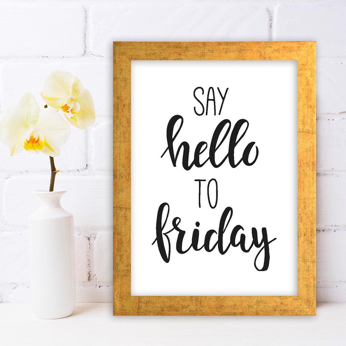 Quadro Decorativo MDF Emoldurado - Arte Multicolor 24x29cm com Moldura de Madeira 2cm