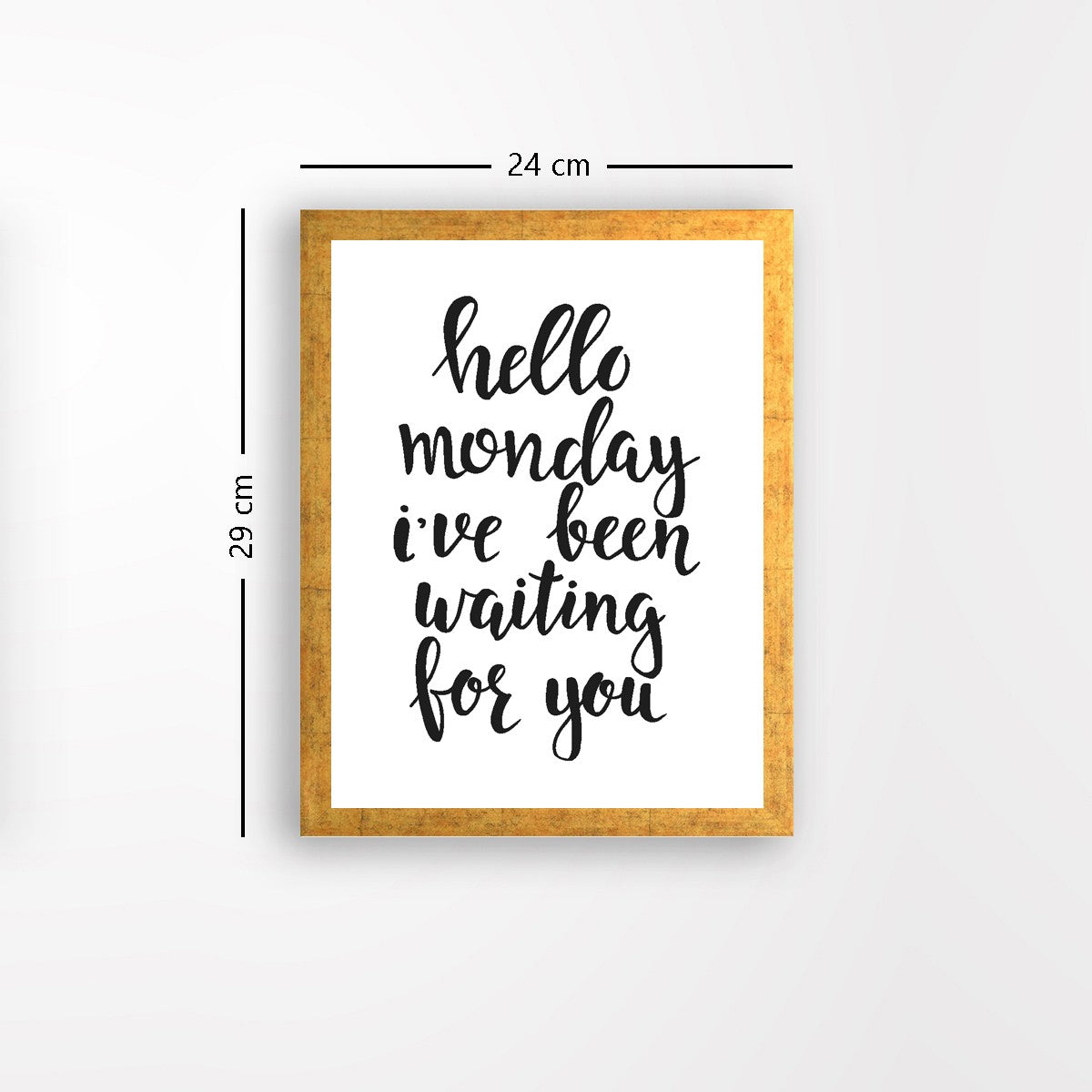 Quadro Decorativo MDF Emoldurado - Arte Multicolor 24x29cm com Moldura de Madeira 2cm