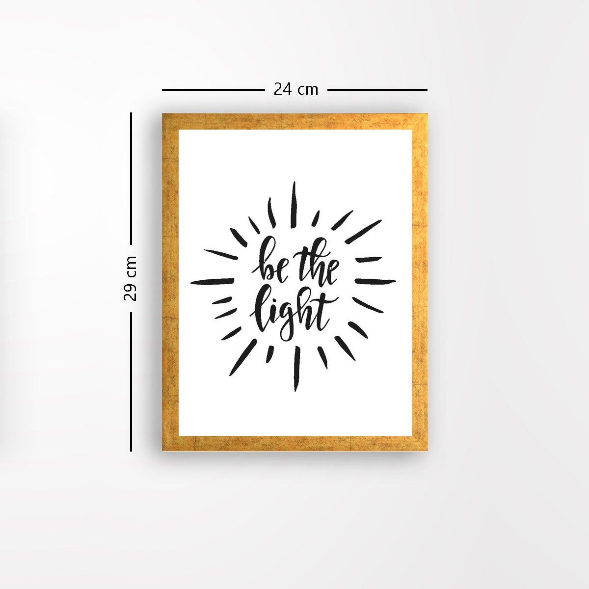 Quadro Decorativo MDF Emoldurado - Arte Multicolor 24x29cm com Moldura de Madeira 2cm