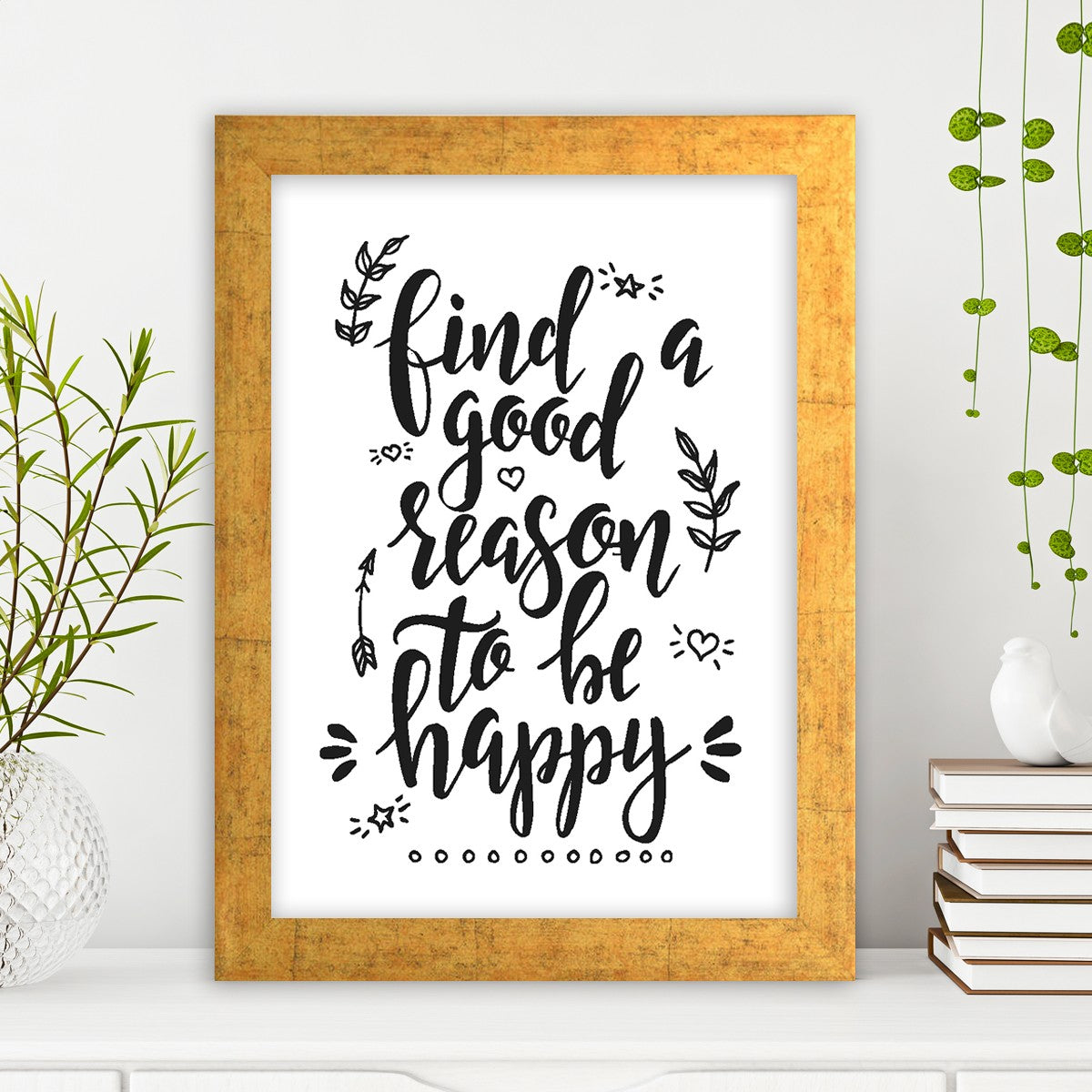 Quadro Decorativo MDF Emoldurado - Arte Multicolor 24x29cm com Moldura de Madeira 2cm