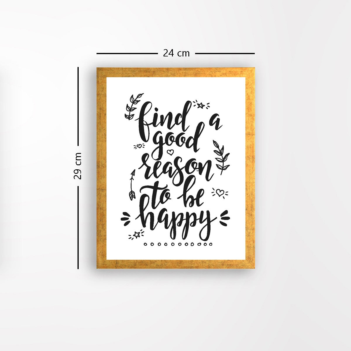 Quadro Decorativo MDF Emoldurado - Arte Multicolor 24x29cm com Moldura de Madeira 2cm