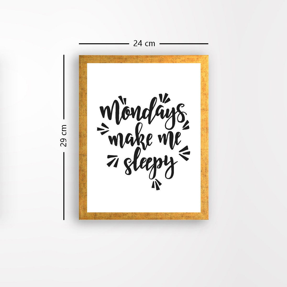 Quadro Decorativo MDF Emoldurado - Arte Multicolor 24x29cm com Moldura de Madeira 2cm