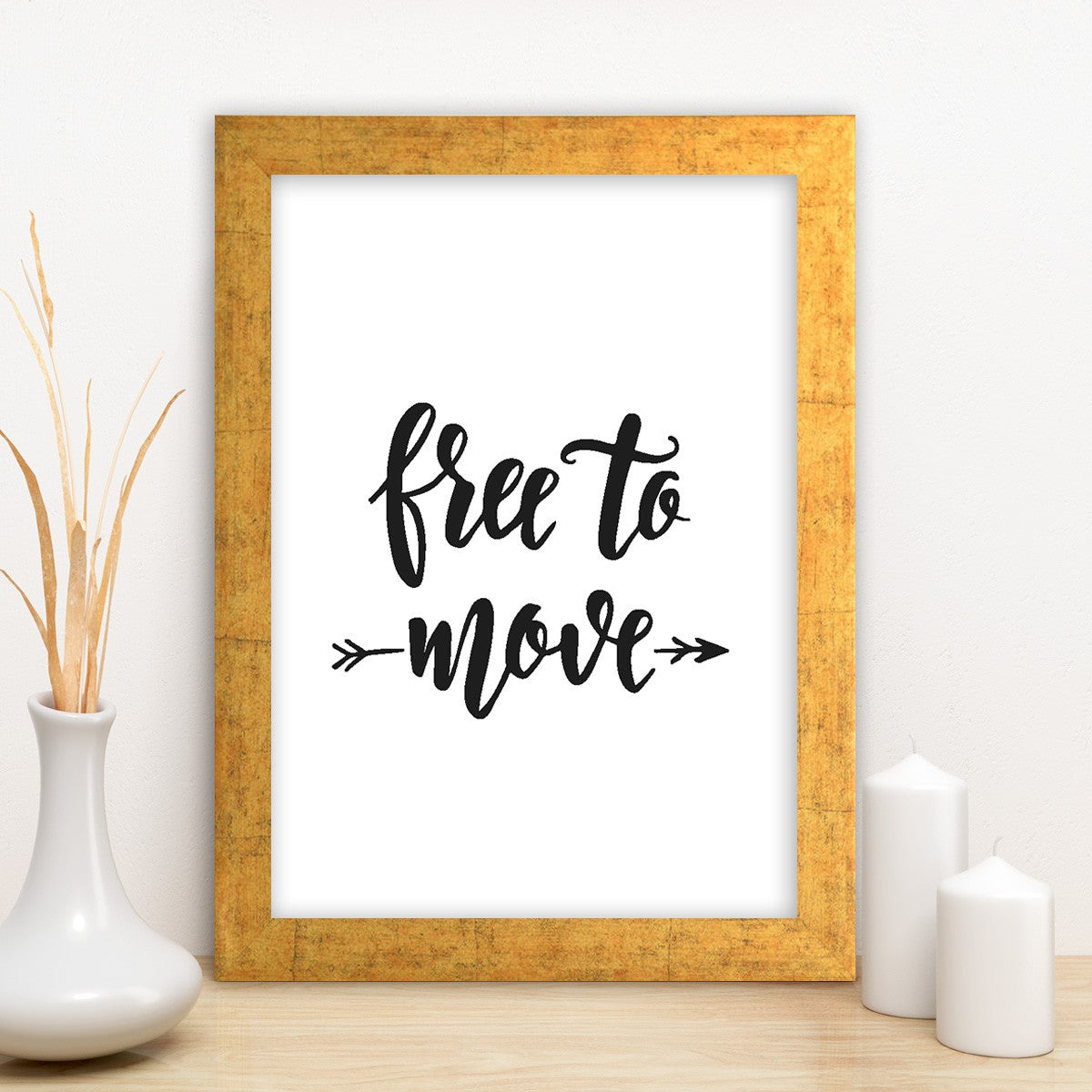 Quadro Decorativo MDF Emoldurado - Arte Multicolor 24x29cm com Moldura de Madeira 2cm