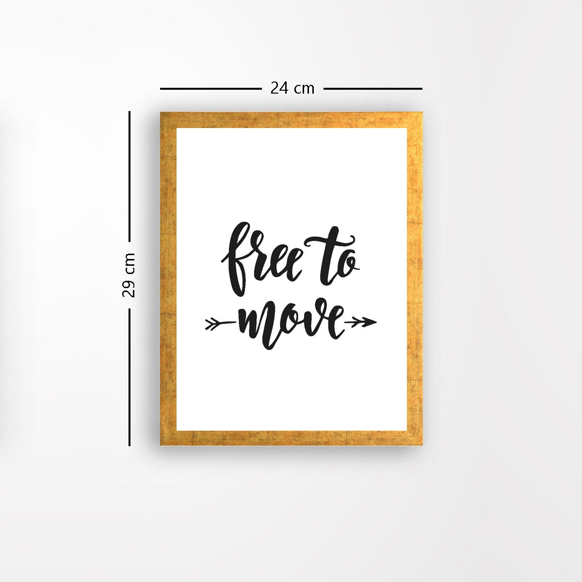 Quadro Decorativo MDF Emoldurado - Arte Multicolor 24x29cm com Moldura de Madeira 2cm