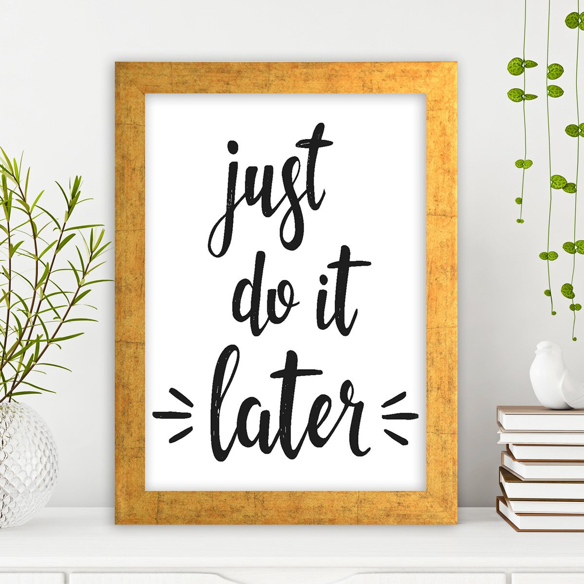 Quadro Decorativo MDF Emoldurado - Arte Multicolor 24x29cm com Moldura de Madeira 2cm