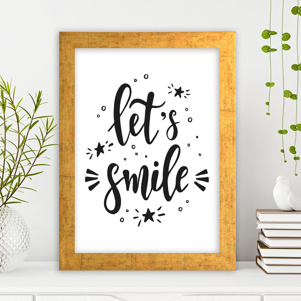 Quadro Decorativo MDF Emoldurado - Arte Multicolor 24x29cm com Moldura de Madeira 2cm