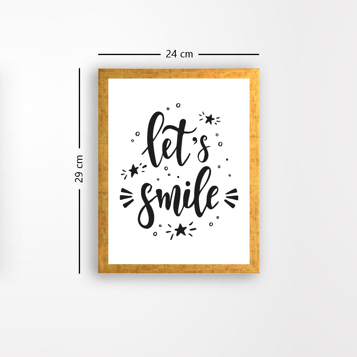 Quadro Decorativo MDF Emoldurado - Arte Multicolor 24x29cm com Moldura de Madeira 2cm