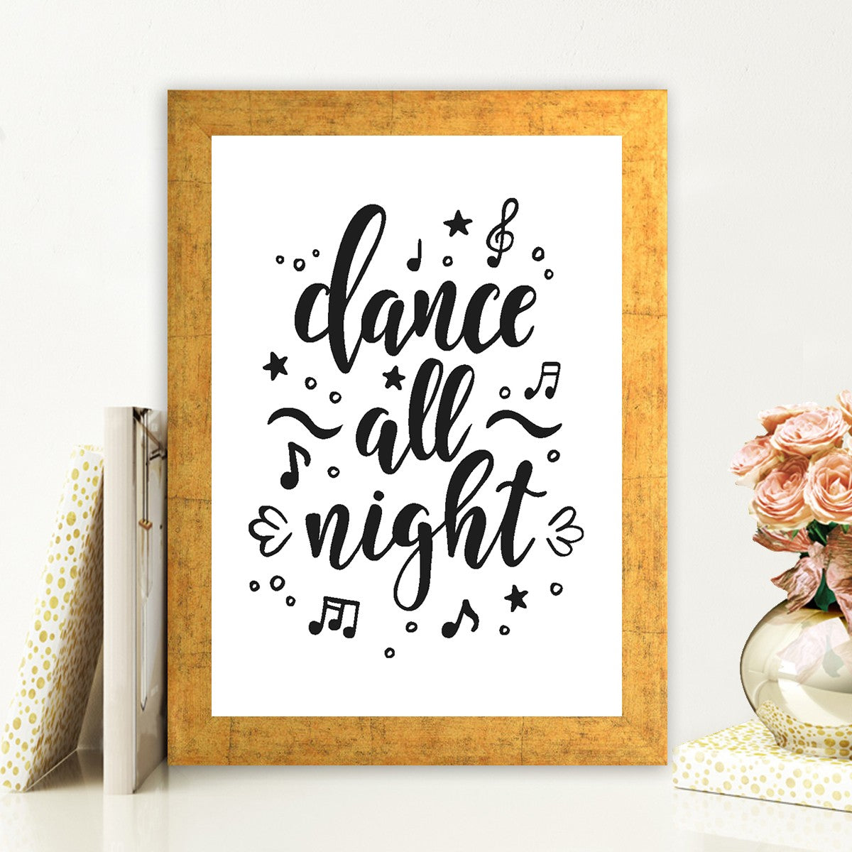 Quadro Decorativo MDF Emoldurado - Arte Multicolor 24x29cm com Moldura de Madeira 2cm