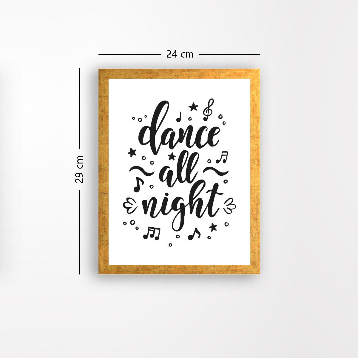 Quadro Decorativo MDF Emoldurado - Arte Multicolor 24x29cm com Moldura de Madeira 2cm