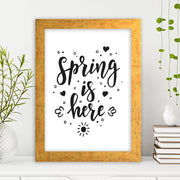 Quadro Decorativo MDF Emoldurado - Arte Multicolor 24x29cm com Moldura de Madeira 2cm