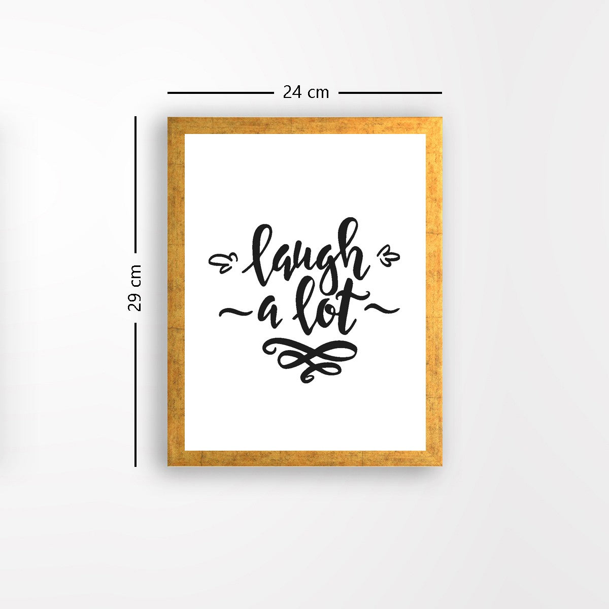 Quadro Decorativo MDF Emoldurado - Arte Multicolor 24x29cm com Moldura de Madeira 2cm