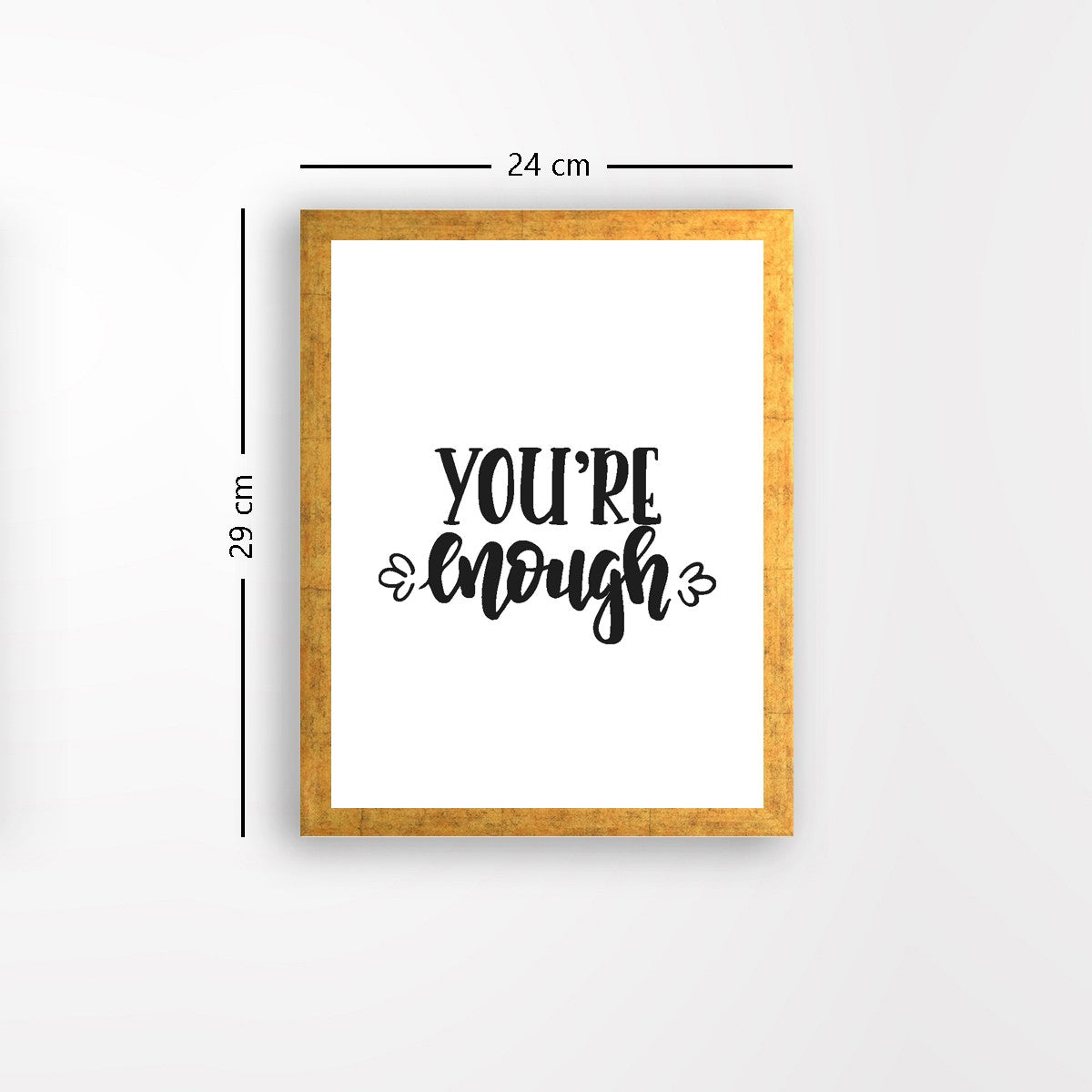 Quadro Decorativo MDF Emoldurado - Arte Multicolor 24x29cm com Moldura de Madeira 2cm