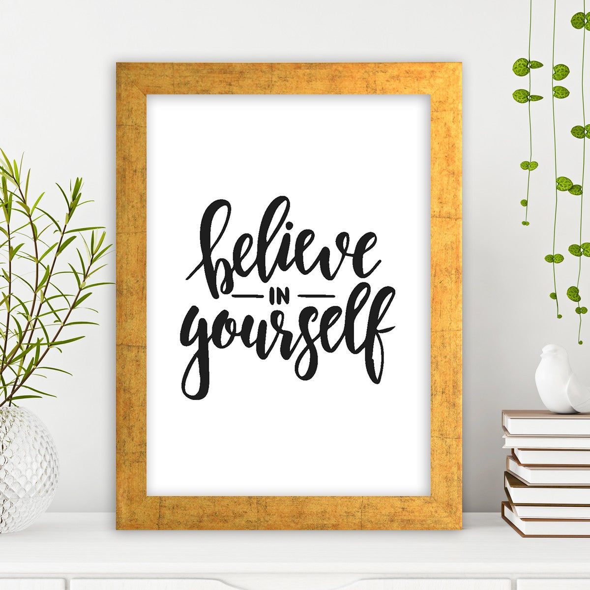 Quadro Decorativo MDF Emoldurado - Arte Multicolor 24x29cm com Moldura de Madeira 2cm