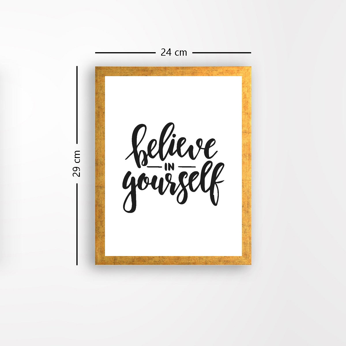 Quadro Decorativo MDF Emoldurado - Arte Multicolor 24x29cm com Moldura de Madeira 2cm