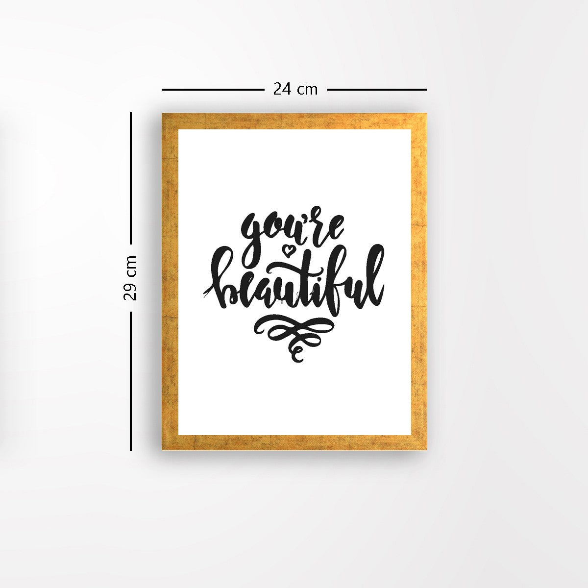 Quadro Decorativo MDF Emoldurado - Arte Multicolor 24x29cm com Moldura de Madeira 2cm