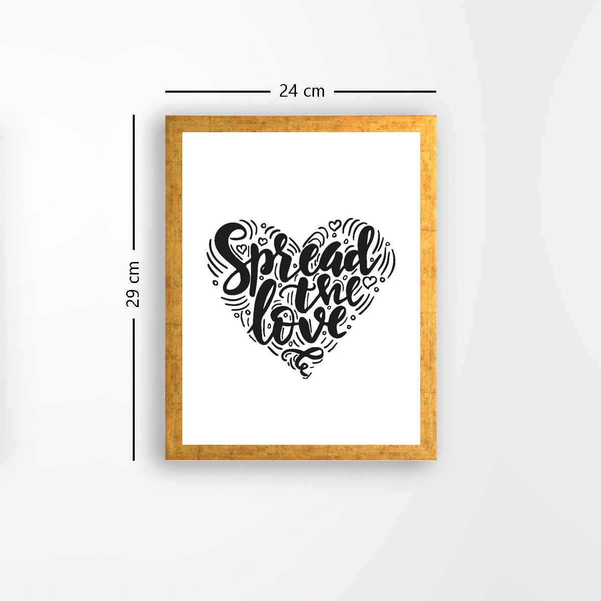 Quadro Decorativo MDF Emoldurado - Arte Multicolor 24x29cm com Moldura de Madeira 2cm