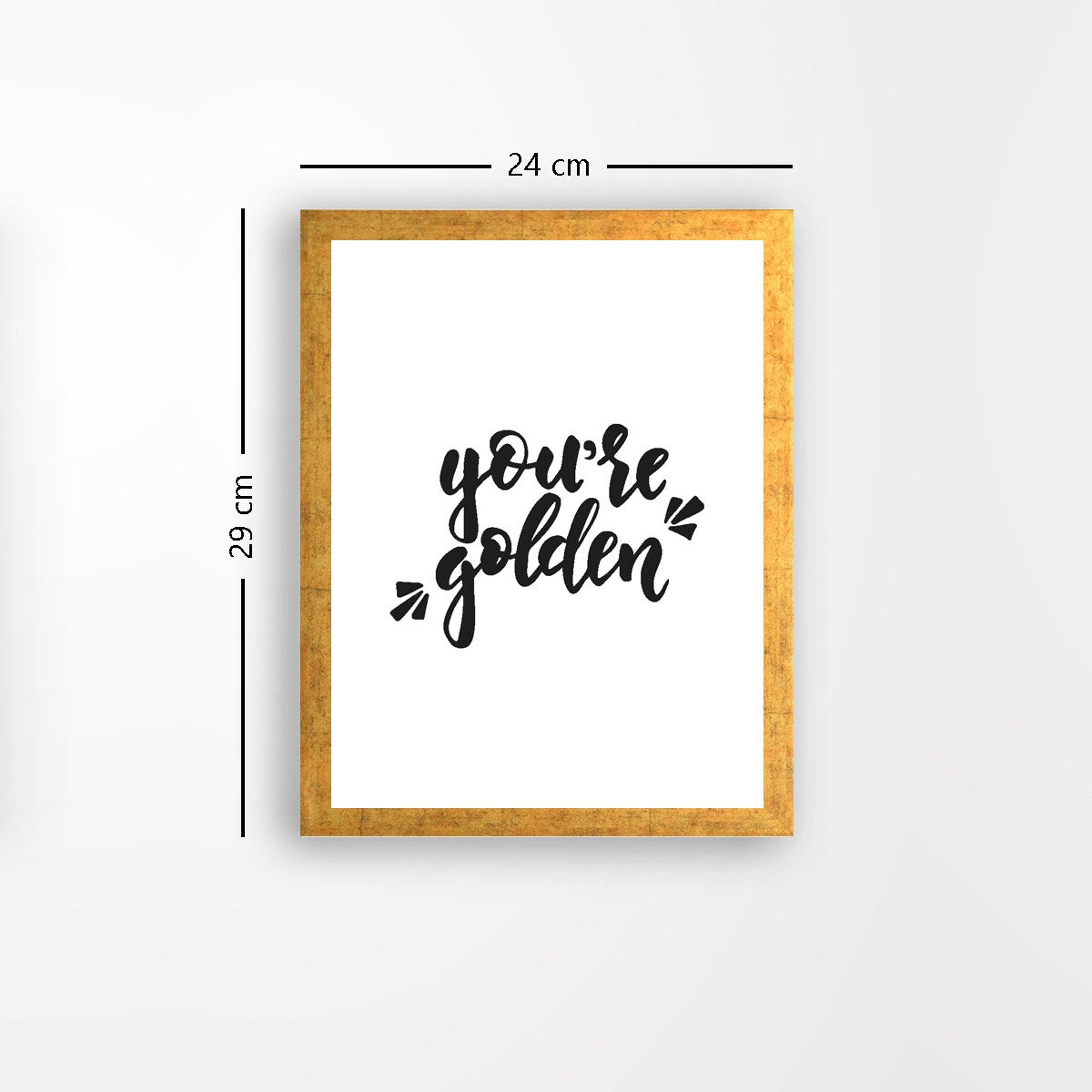 Quadro Decorativo MDF Emoldurado - Arte Multicolor 24x29cm com Moldura de Madeira 2cm