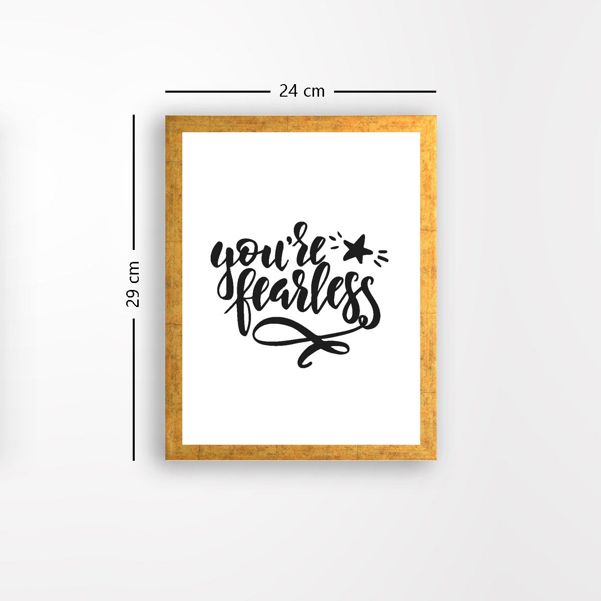 Quadro Decorativo MDF Emoldurado - Arte Multicolor 24x29cm com Moldura de Madeira 2cm