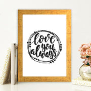 Quadro Decorativo MDF Emoldurado - Arte Multicolor 24x29cm com Moldura de Madeira 2cm