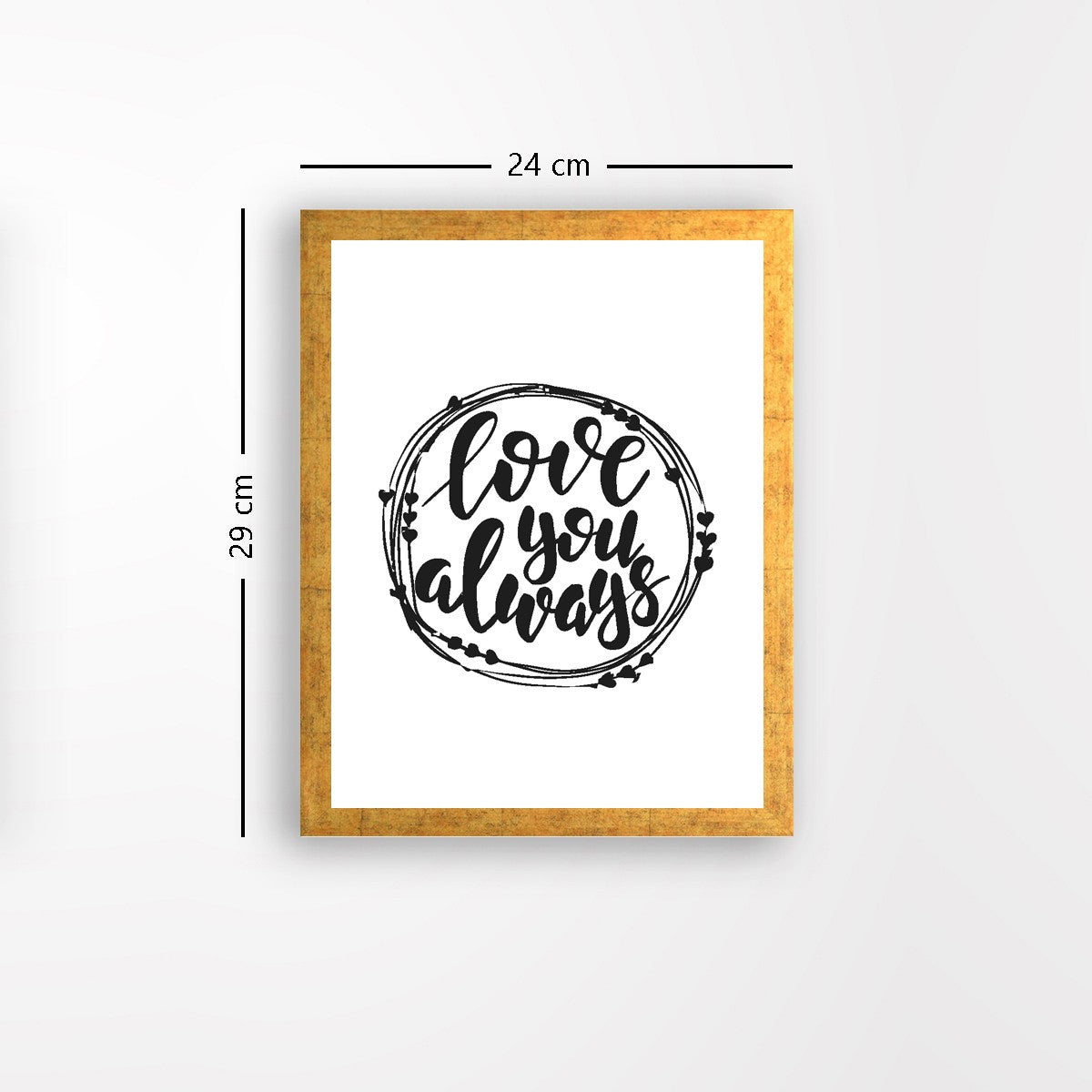 Quadro Decorativo MDF Emoldurado - Arte Multicolor 24x29cm com Moldura de Madeira 2cm