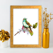 Quadro Decorativo MDF Emoldurado - Arte Multicolor 24x29cm com Moldura de Madeira 2cm