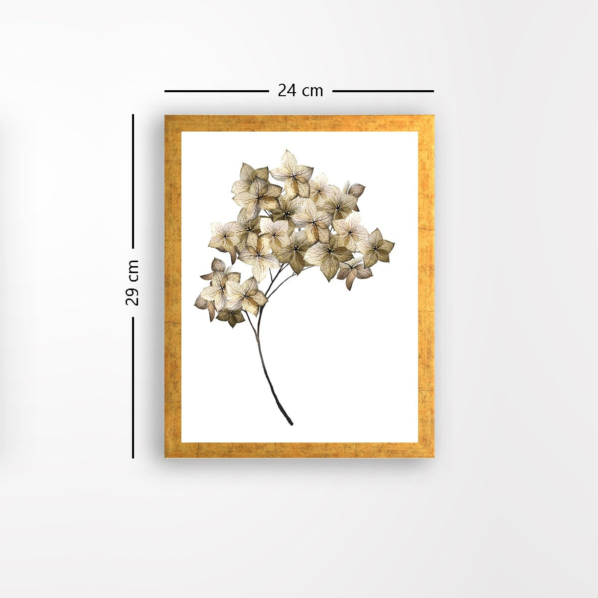 Quadro Decorativo MDF Emoldurado - Arte Multicolor 24x29cm com Moldura de Madeira 2cm