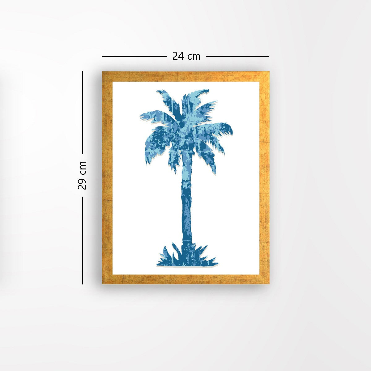 Quadro Decorativo MDF Emoldurado - Arte Multicolor 24x29cm com Moldura de Madeira 2cm