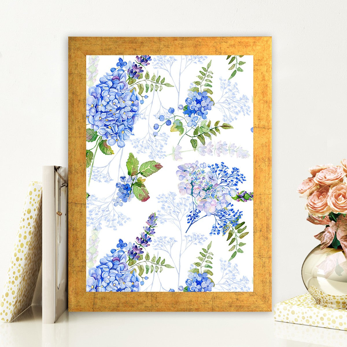 Quadro Decorativo MDF Emoldurado - Arte Multicolor 24x29cm com Moldura de Madeira 2cm