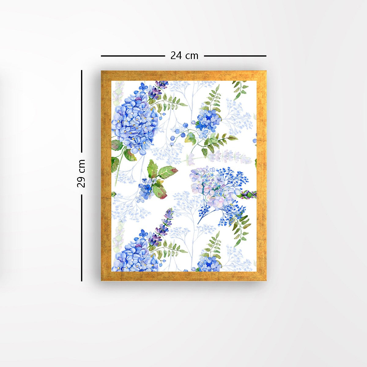 Quadro Decorativo MDF Emoldurado - Arte Multicolor 24x29cm com Moldura de Madeira 2cm