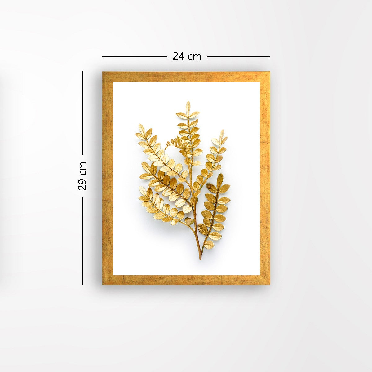 Quadro Decorativo MDF Emoldurado - Arte Multicolor 24x29cm com Moldura de Madeira 2cm