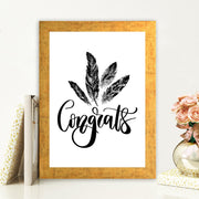 Quadro Decorativo MDF Emoldurado - Arte Multicolor 24x29cm com Moldura de Madeira 2cm