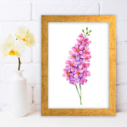 Quadro Decorativo MDF Emoldurado - Arte Multicolor 24x29cm com Moldura de Madeira 2cm