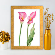 Quadro Decorativo MDF Emoldurado - Arte Multicolor 24x29cm com Moldura de Madeira 2cm