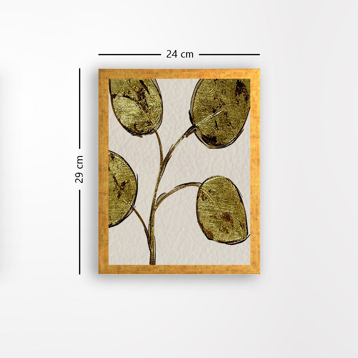 Quadro Decorativo MDF Emoldurado - Arte Multicolor 24x29cm com Moldura de Madeira 2cm