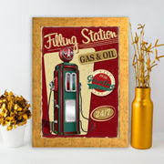 Quadro Decorativo MDF Emoldurado - Arte Multicolor 24x29cm com Moldura de Madeira 2cm