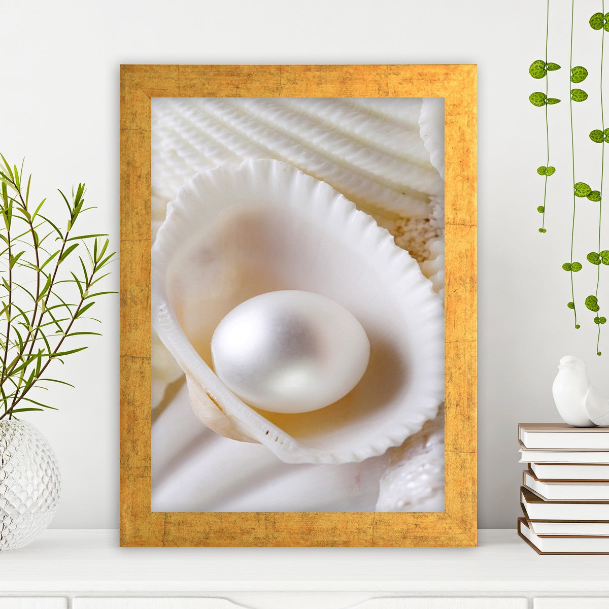 Quadro Decorativo MDF Emoldurado - Arte Multicolor 24x29cm com Moldura de Madeira 2cm