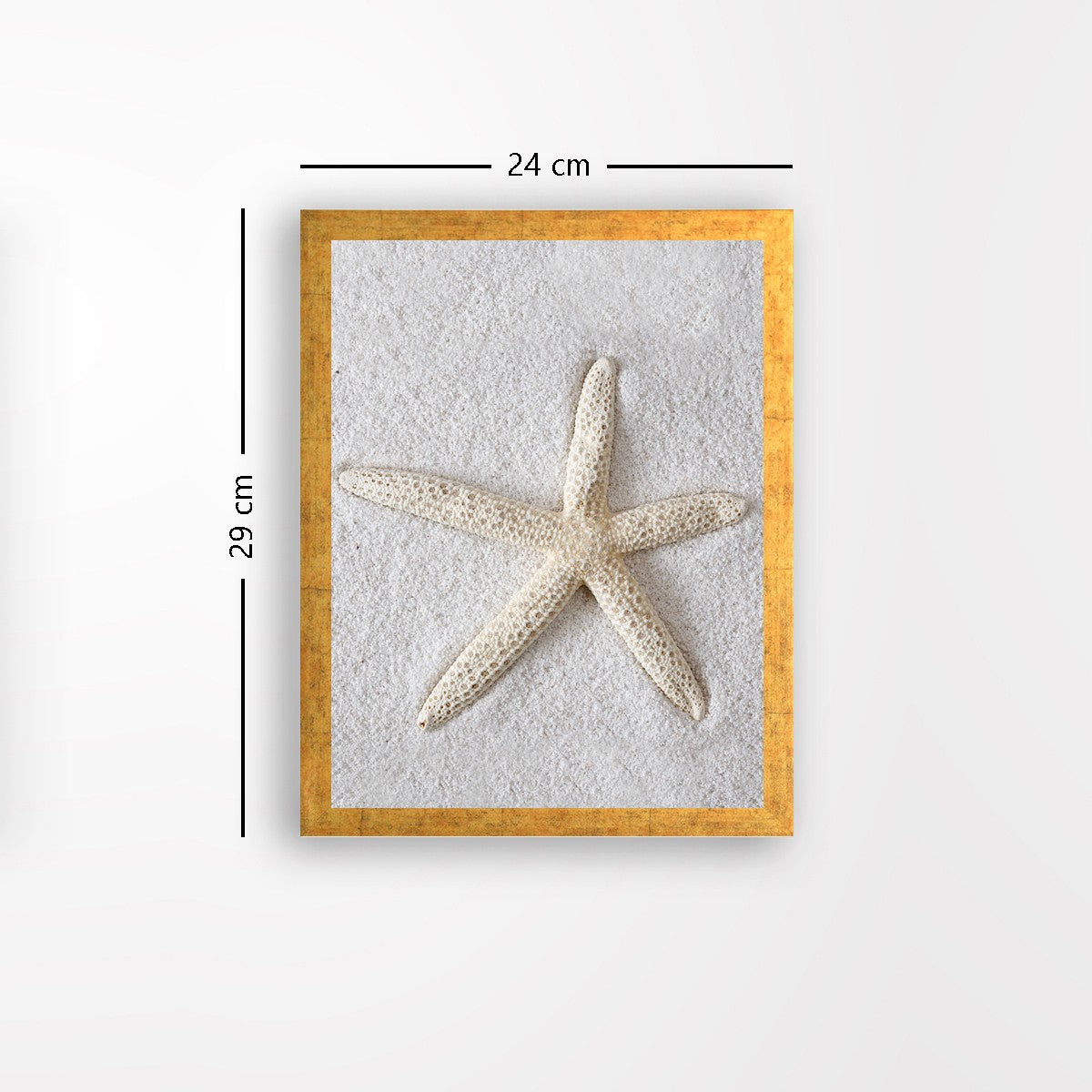 Quadro Decorativo MDF Emoldurado - Arte Multicolor 24x29cm com Moldura de Madeira 2cm