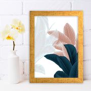 Quadro Decorativo MDF Emoldurado - Arte Multicolor 24x29cm com Moldura de Madeira 2cm