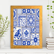 Quadro Decorativo MDF Emoldurado - Arte Multicolor 24x29cm com Moldura de Madeira 2cm