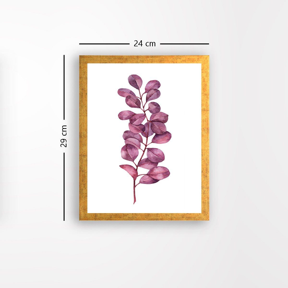 Quadro Decorativo MDF Emoldurado - Arte Multicolor 24x29cm com Moldura de Madeira 2cm