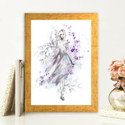 Quadro Decorativo MDF Emoldurado - Arte Multicolor 24x29cm com Moldura de Madeira 2cm