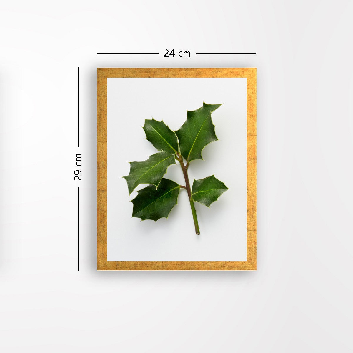 Quadro Decorativo MDF Emoldurado - Arte Multicolor 24x29cm com Moldura de Madeira 2cm