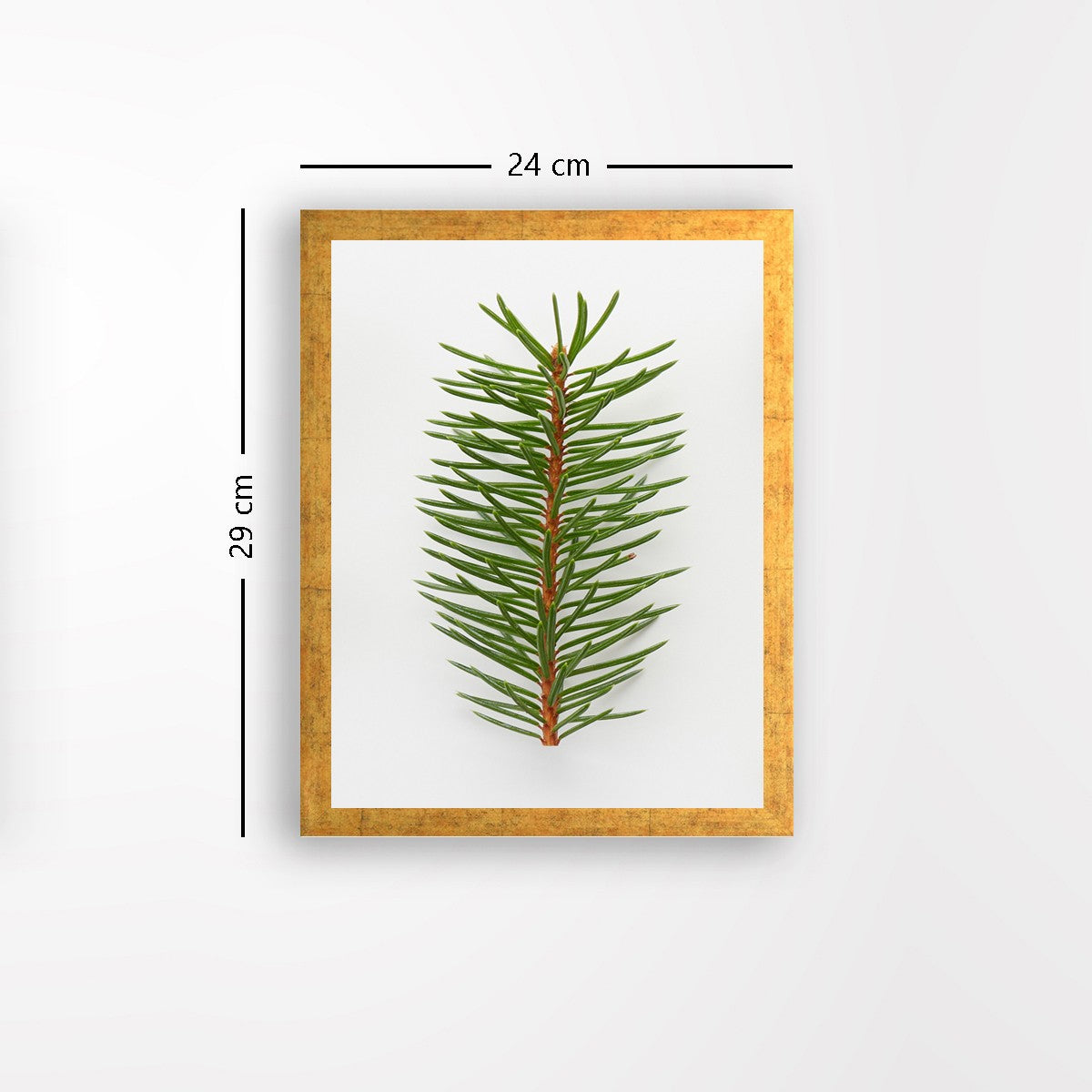 Quadro Decorativo MDF Emoldurado - Arte Multicolor 24x29cm com Moldura de Madeira 2cm