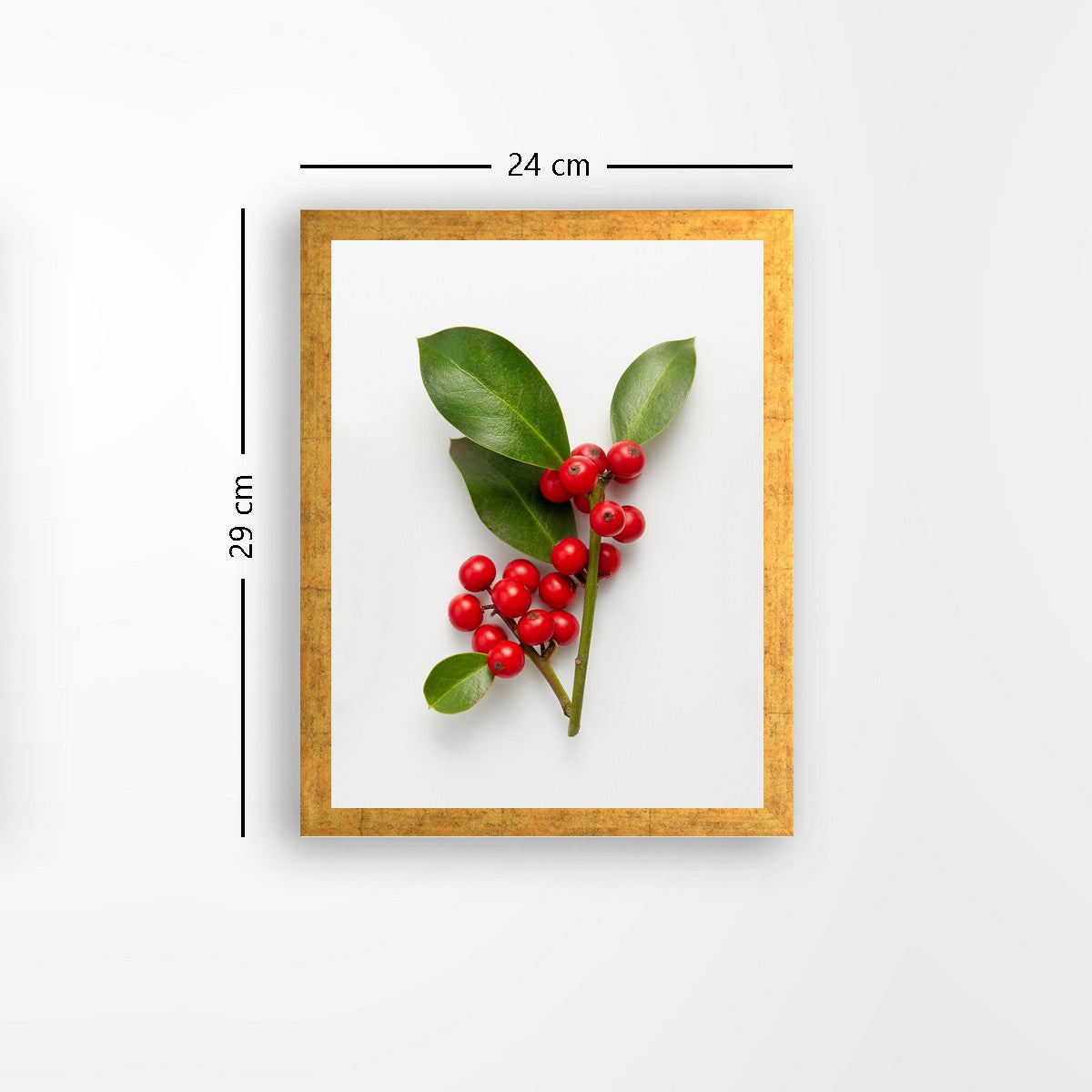 Quadro Decorativo MDF Emoldurado - Arte Multicolor 24x29cm com Moldura de Madeira 2cm