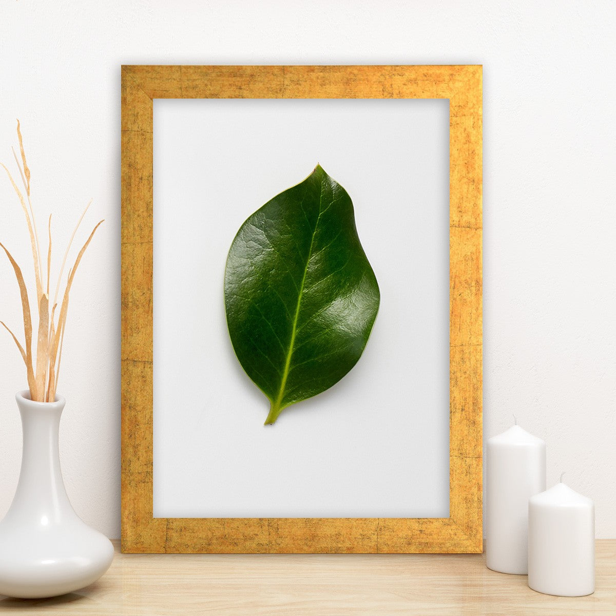 Quadro Decorativo MDF Emoldurado - Arte Multicolor 24x29cm com Moldura de Madeira 2cm