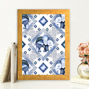 Quadro Decorativo MDF Emoldurado - Arte Multicolor 24x29cm com Moldura de Madeira 2cm